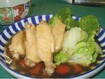 鶏手羽中と白菜の甘辛煮